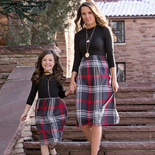 Mommy and me outfits, mother and daughter vintage style