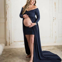 Load image into Gallery viewer, Mommy and me outfits, pregnant mother and daughter dresses