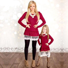 Load image into Gallery viewer, Mommy and me outfits, Fashionable mother daughter dresses  christmas